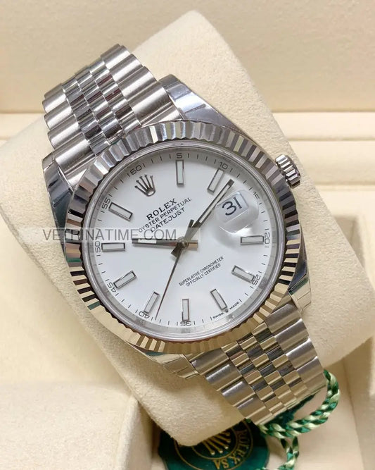 repliche rolex - Datejust 41mm jubilee bianco - rolex replica