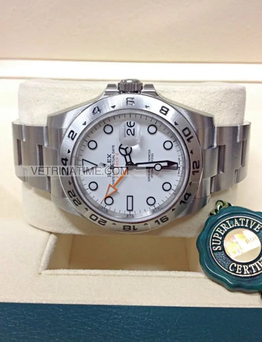 repliche rolex - Explorer II acciaio 42mm bianco - rolex replica