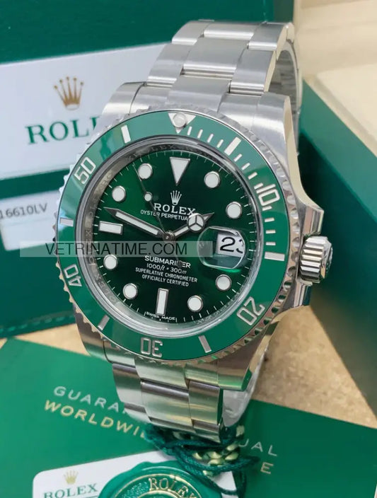 Submariner Verde Hulk 40Mm Orologi Da Polso