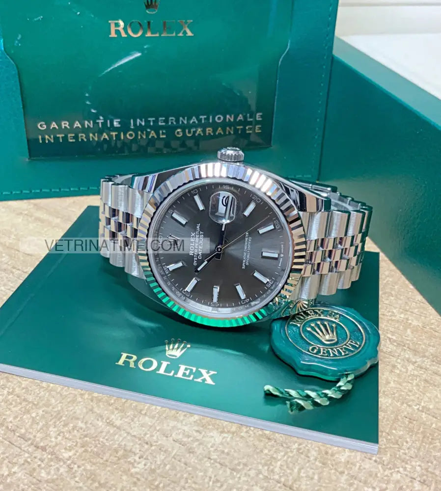 Datejust 41mm jubile grigio Orologi da polso