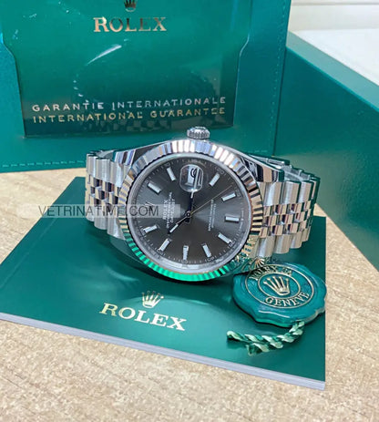 Datejust 41mm jubile grigio Orologi da polso