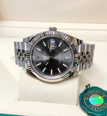 Datejust 41mm jubile grigio Orologi da polso