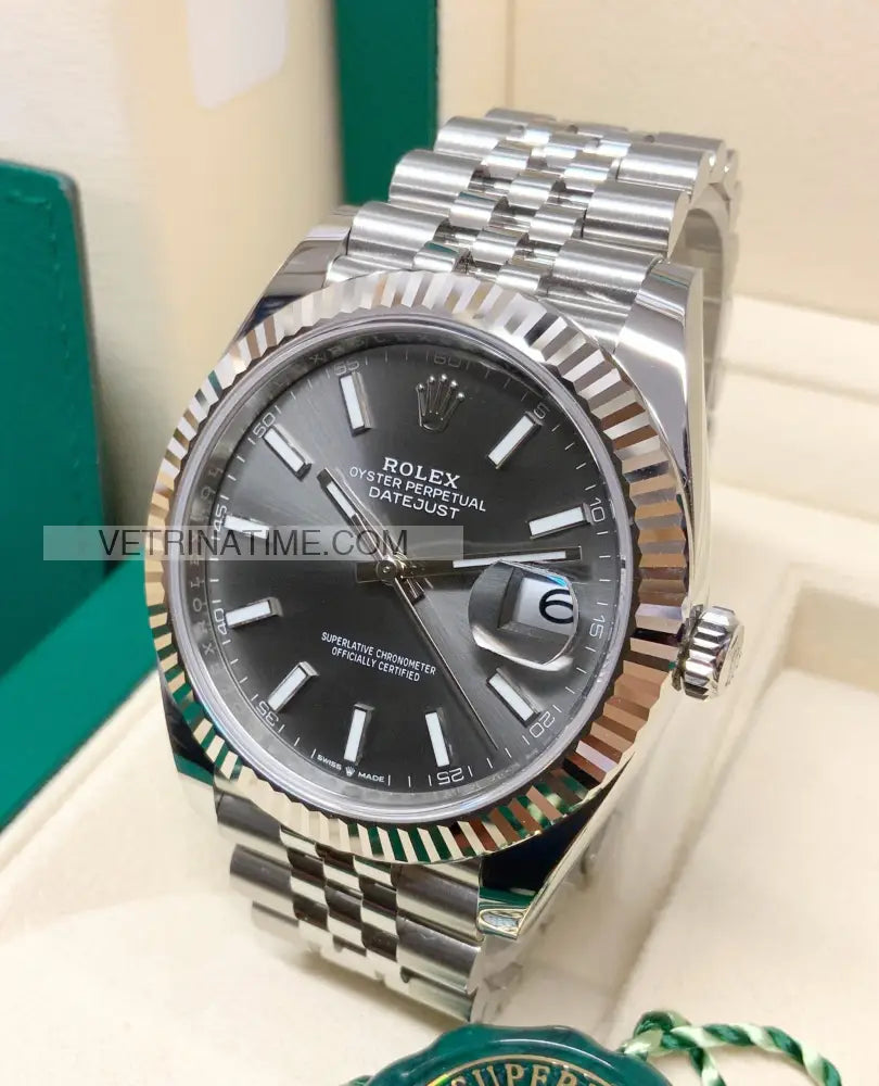 Datejust 41mm jubile grigio Orologi da polso