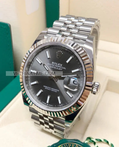 Datejust 41mm jubile grigio Orologi da polso