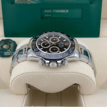 Daytona acciaio crono ceramica nero Orologi da polso
