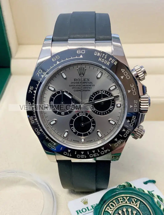 Daytona acciaio gomma crono Orologi da polso