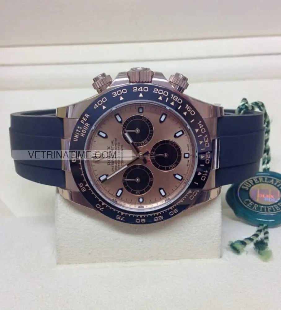 repliche rolex - Daytona oro rosa caucciù - rolex replica