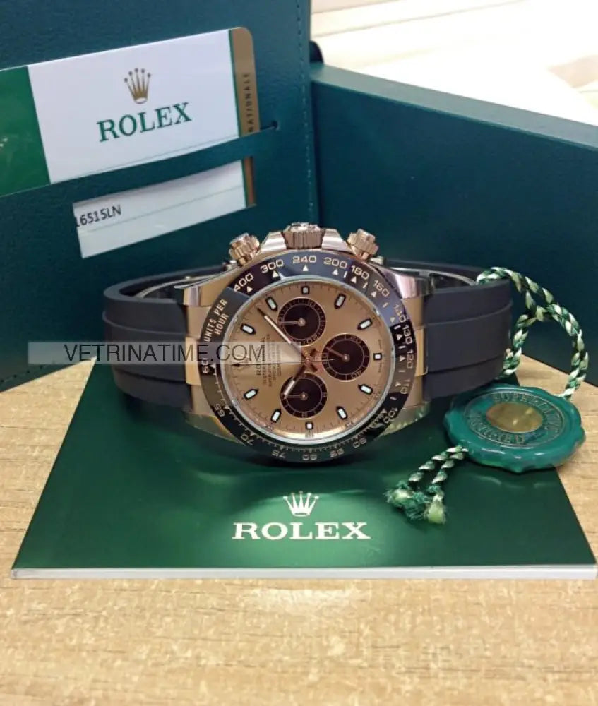 repliche rolex - Daytona oro rosa caucciù - rolex replica