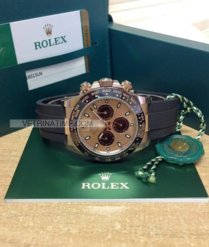 repliche rolex - Daytona oro rosa caucciù - rolex replica