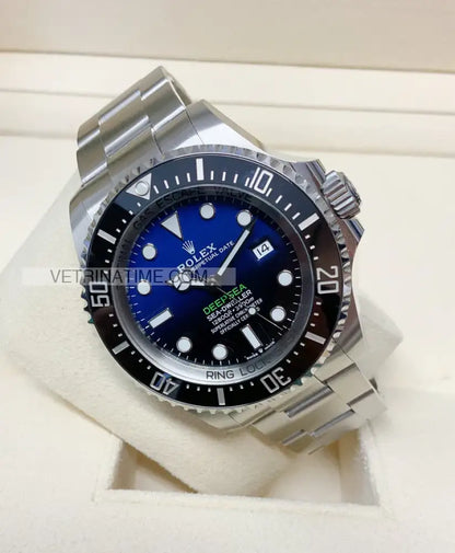 Deepsea acciaio 44mn blu/nero Orologi da polso