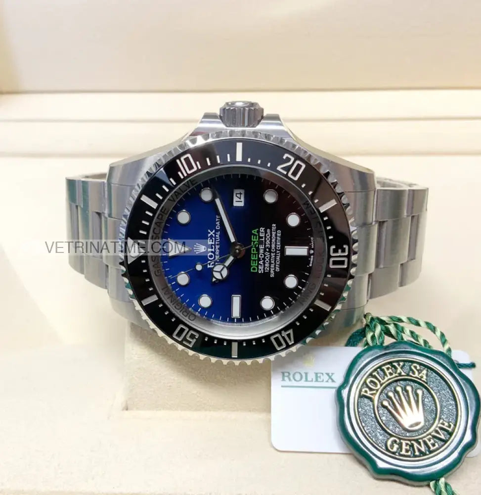 Deepsea acciaio 44mn blu/nero Orologi da polso