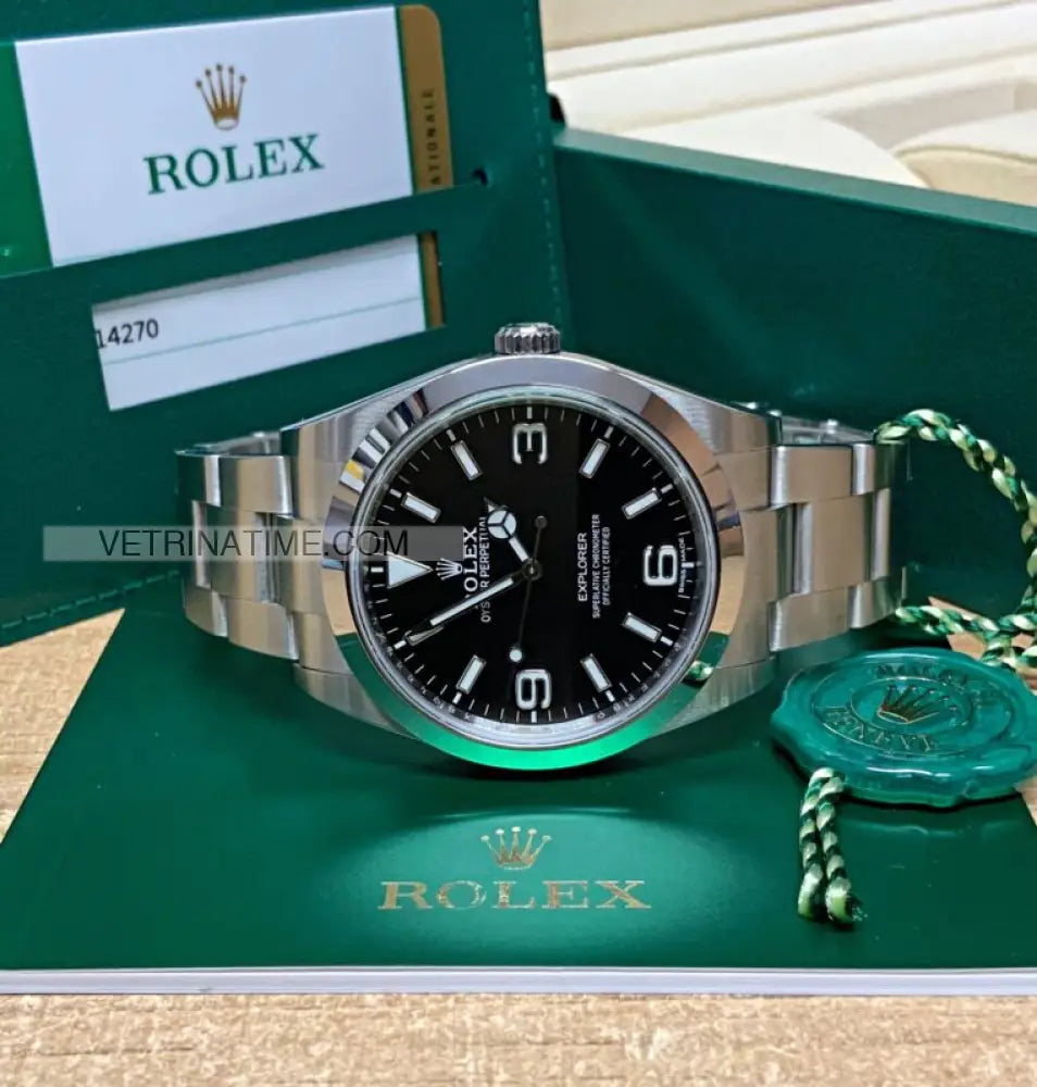 Explorer I Acciaio 39Mm Orologi Da Polso