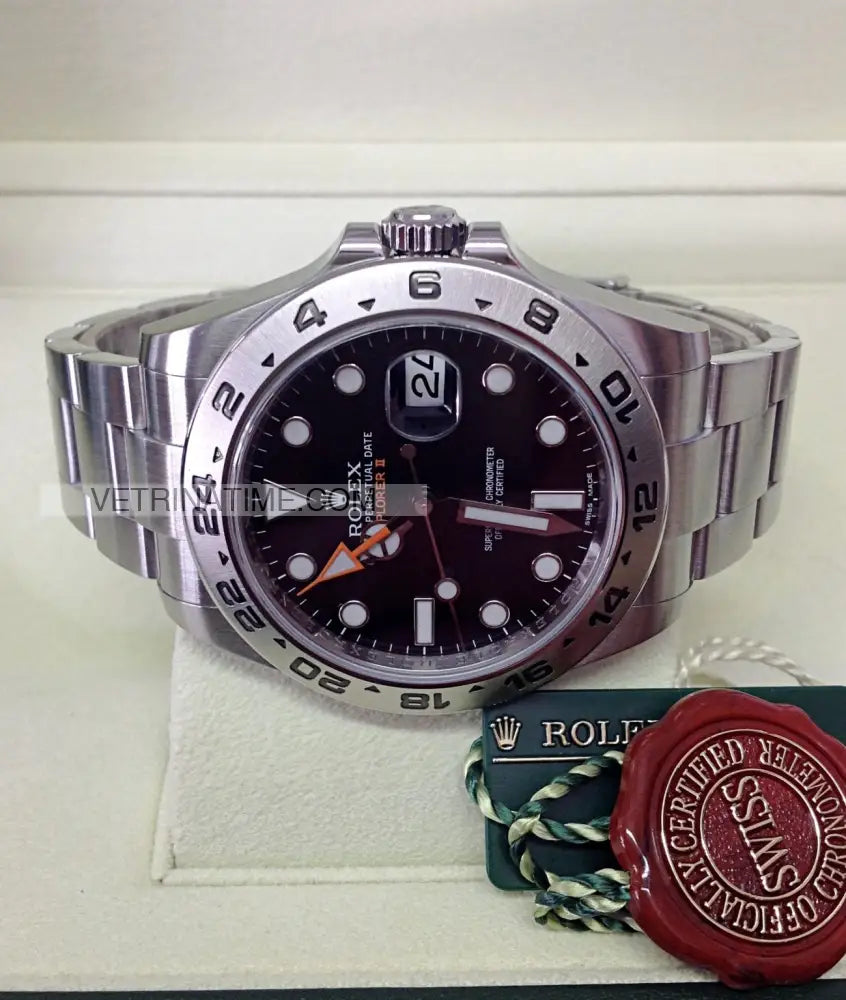 repliche rolex - Explorer II acciaio 42mm nero - rolex replica