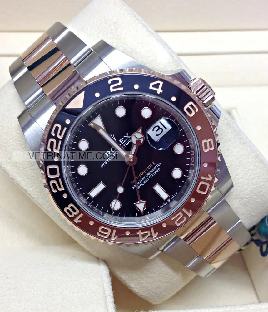 Gmt Master Ii Acciaio Oro Rosa Orologi Da Polso