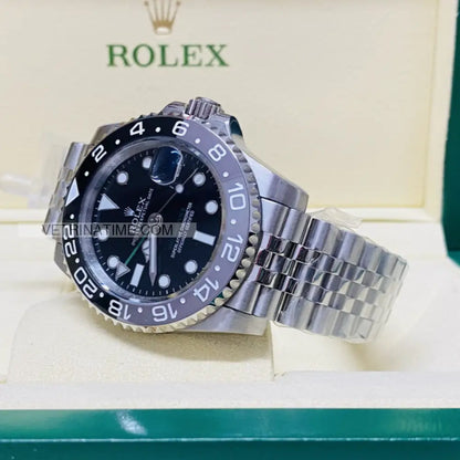 repliche rolex - GMT Master II jubile nero e grigio - rolex replica