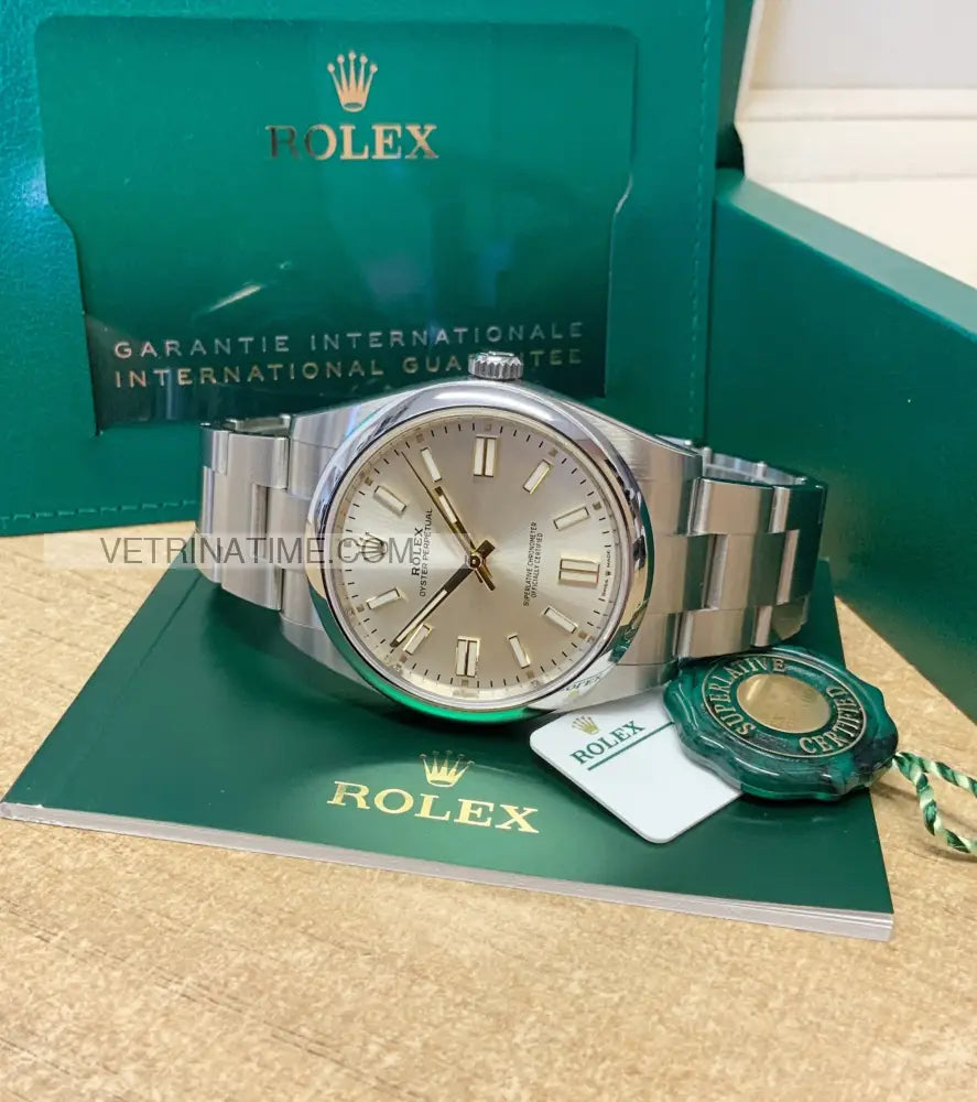 Oyster perpetual 41mm grigio Orologi da polso