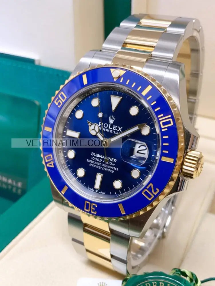 repliche rolex - Submariner acciaio e oro blu 41mm - rolex replica
