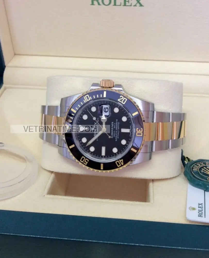 repliche rolex - Submariner acciaio e oro nero 41mm - rolex replica