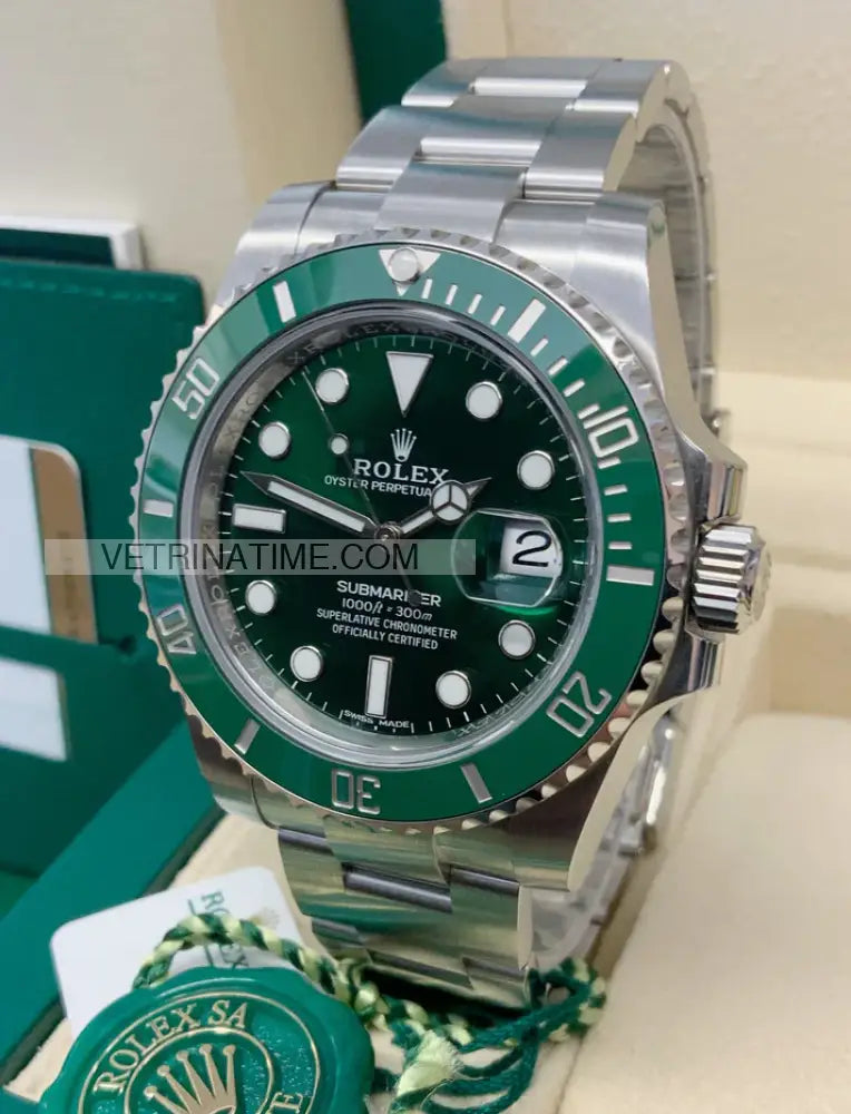 Submariner Verde Hulk 40Mm Orologi Da Polso