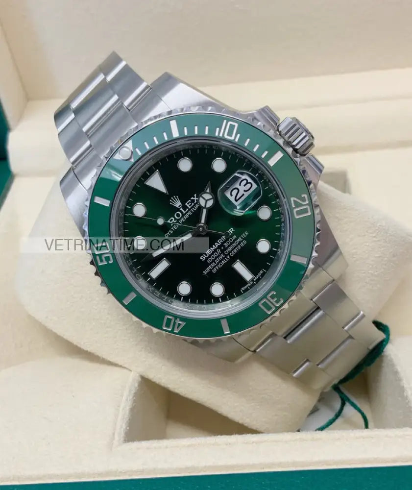Submariner Verde Hulk 40Mm Orologi Da Polso