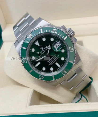 Submariner Verde Hulk 40Mm Orologi Da Polso