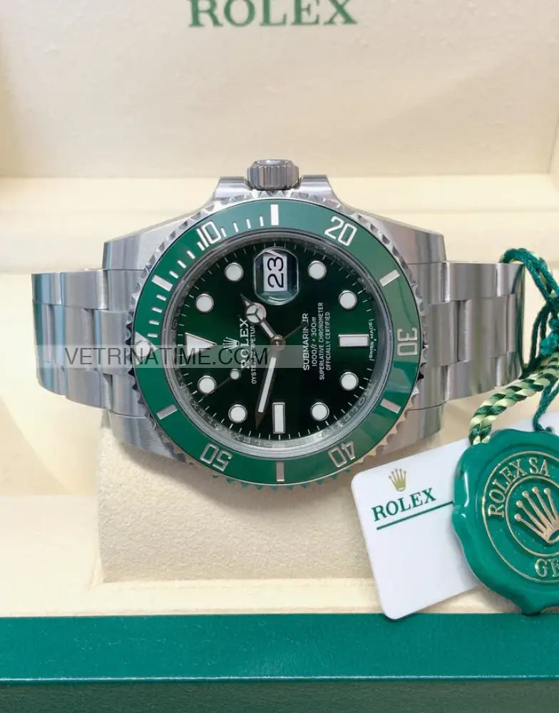 Submariner Verde Hulk 40Mm Orologi Da Polso